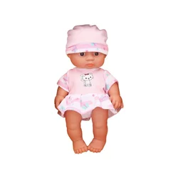 Dojenček s kapo roza 22 cm