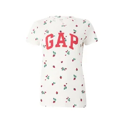GAP Majica CLSC zelena / rdeča / bela