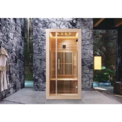 Nero Sauna soba – kanadski Hemlock – 1200x900x1900 za 2 osobe INFRARED