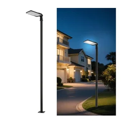Brilagi-LED spoljašnja svetiljka sa stubom i kablom 3 m URBANLIGHT LED/200W/230V crna IP65