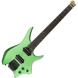 HILS Guitars HN3 NEXT Metallic Emerald Green Kitara headless (Kot novo)