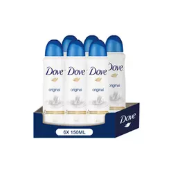 Dove Original ženski dezodorans, 6x150ml