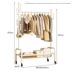 Huakaizhixing Stalak za odeću, 80cm, Beli