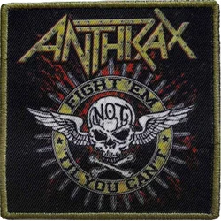 Anthrax Fight Em Iron-On Patch