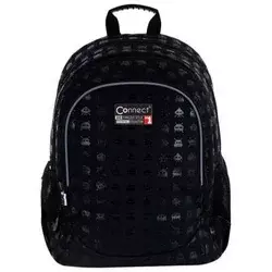 CONNECT Ranac đački anatomski 3zipa Black Gamer 52172