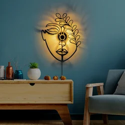 Opviq Zidna lampa, Crna