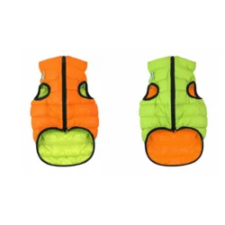 AIRY VEST Jakna za pse sa dva lica Orange&Lime XS 30