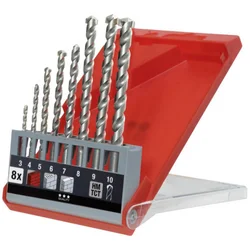 KWB HM-TCT set burgija 3-10 8/1 | za kamen, ISO 5468 ( KWB 49038900 )