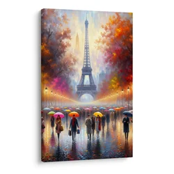 Slika Pariz v jesenskih barvah - 80x120