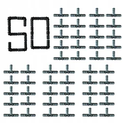 Vtični T-kos PE 16 - komplet 50 kosov