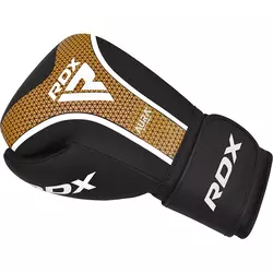 RDX Sports Bokserske rukavice Aura Plus T-17, Crno-zlatne boje
