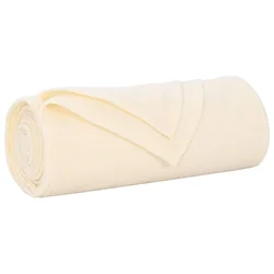 Vidaxl Odeja krema 210 x 140 cm Flis