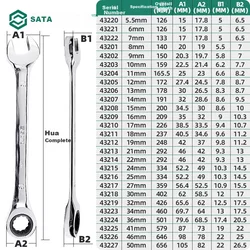 Sata Reketni ključ 43212, 19mm