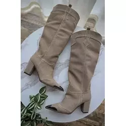 Obuća Trend Ženske čizme Kaja, Bež