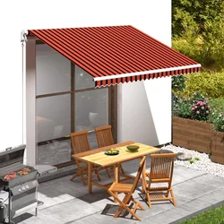 Zamjensko platno za tendu Narančasta i smeđa 350 x 250 cm