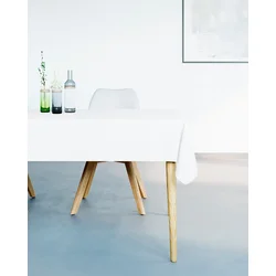 DekorDom Stolnjak Mistral Uniline, 140x140 cm, Beli