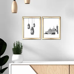 Wallity slika 2ACT-004, 2 dijela, 50 x 28 cm