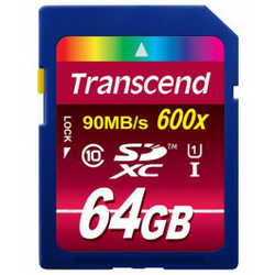 TRANSCEND Memorijska kartica SD 64GB XC SPD Class UHS1