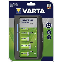 VARTA Punjač bez baterija, AAA, AA, C, D, E-9V