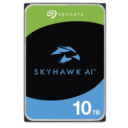 SEAGATE HDD 10TB SKYHAWK AI, 3,5, SATAIII, 7200 vrtljajev na minuto, 256 MB predpomnilnika, s senzorjem R/V