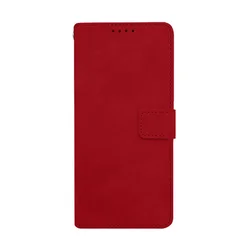 Maska za telefon LEATHER LUX FLIP za Xiaomi Redmi 13C, Crvena