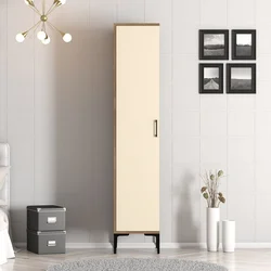 Hanah Home Garderober Kumsal S, 40x47.5x201.4 cm, Krem