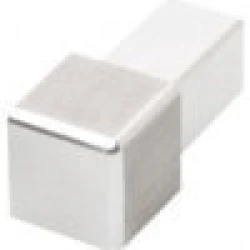 Kotni nosilec za ploščice, 90°, mat aluminij, 10 mm - 24 - Aluminij - Sapho - 10 mm