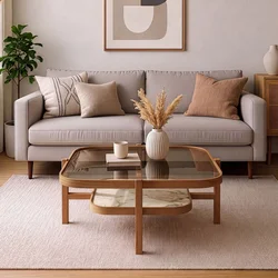 Hanah Home klub sto Olimpus 90, 90 cm, orah / beli mermer