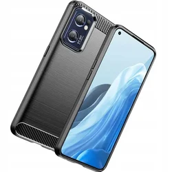 Carbon etui za Realme Narzo 50 5G - črni