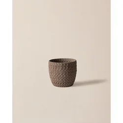 Madame Coco Saksija za cveće Dolly, 16cm, Smeđa