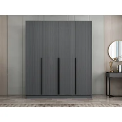 Hanah home Ormar Kale Plus 180x210x52cm Antracit