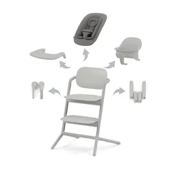 Cybex hranilica Lemo 4u1, Suede Grey
