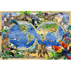 WOODEN CITY Drvene puzzle Životinjsko carstvo M