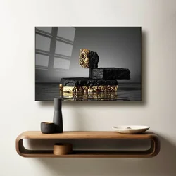 Wallity Dekorativna slika na kaljenom staklu, 50x70cm, Šarena