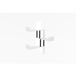 HANAH HOME Zidna polica Bombe White