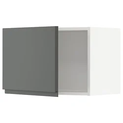 METOD Zidni element, bela/Voxtorp tamnosiva, 60x40 cm