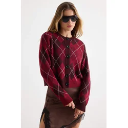 Trendyol ženska jakna Twoaw26Hi00234, šljivasta