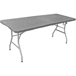 Sklopivi baštenki sto 180x74x74 cm, crni
