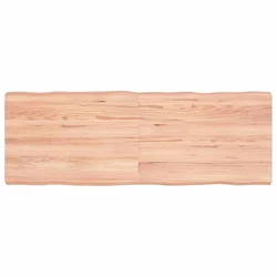 Stolna ploča svjetlosmeđa 140x50x(2-6) cm obrađena hrastovina