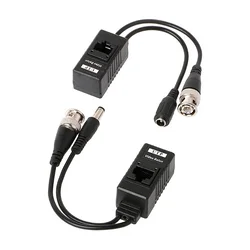Adapter BNC M + 2.1/5.5mm - RJ45 + 2.1/5.5mm M set 2/1