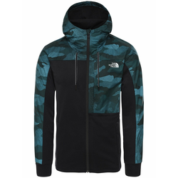 THE NORTH FACE Train N Logo Overlay moška jakna iz flisa tnfblk/pondrsagrnwxdcmprt Gr. XL