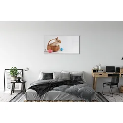 tulup.si Steklena slika Kunce jajca 125x50 cm 4 obešalnika