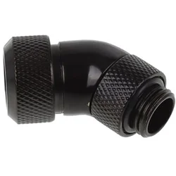 Alphacool Eiszapfen 13mm HardTube kompresioni fiting 45° rotirajuc´i G1/4 - tamno crni