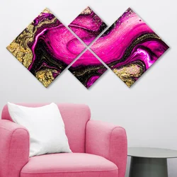 Wallity Slika 4MDF1229857033, 60x115 cm, 4 dela