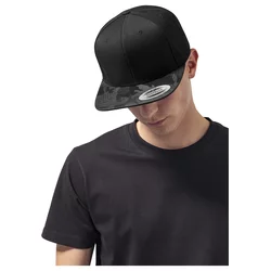 Camo Visor Snapback Black Camouflage