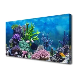 tulup.si Slika na platnu Aquarium fish pod vode 120x60 cm