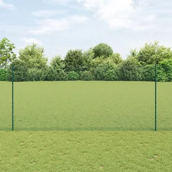 Zavarena žičana ograda s postom 25 x 1,4 m Zelena Mreža