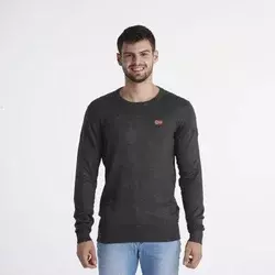 GEOGRAPHICAL NORWAY Muški džemper Ferasmo Dark Grey Men 246 Pna M, Tamanosivi