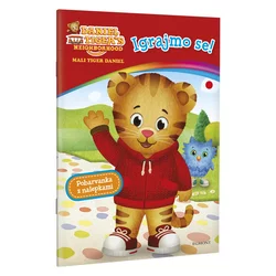 Egmont pobarvanka z nalepkami Mali tiger Daniel Igrajmo se