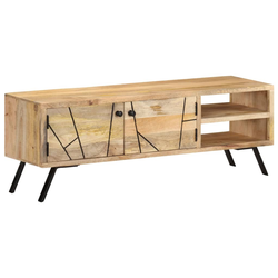 vidaXL TV omarica 110x30x40 cm trden mangov les